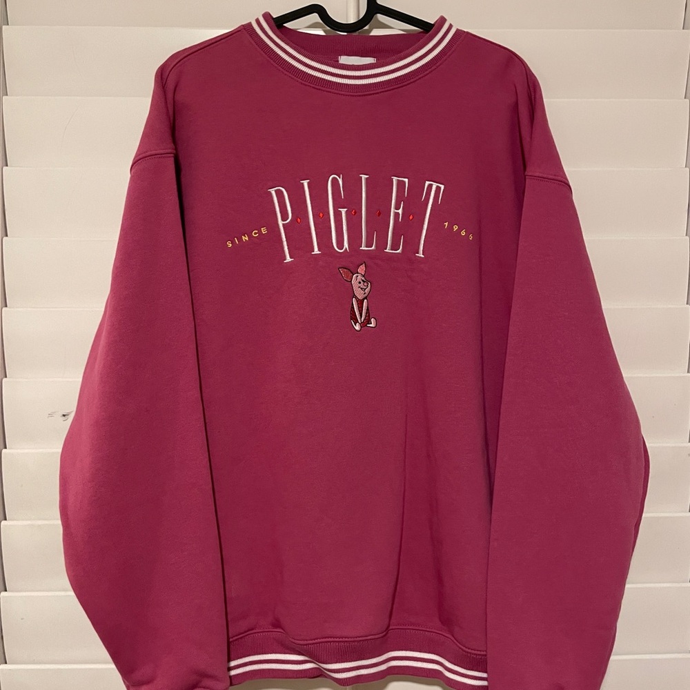 Disney Piglet Crewneck Sweater - Pink